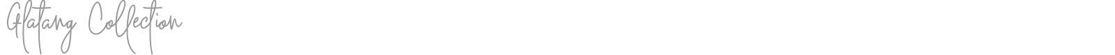 Glatang Collection font preview